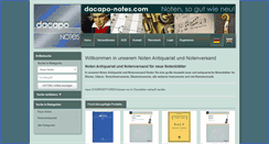 Desktop Screenshot of dacapo-notes.com